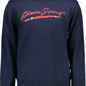 PLEIN SPORT SWEATSHIRT WITHOUT ZIP MEN BLUE