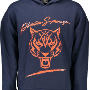 PLEIN SPORT SWEATSHIRT WITHOUT ZIP MEN BLUE