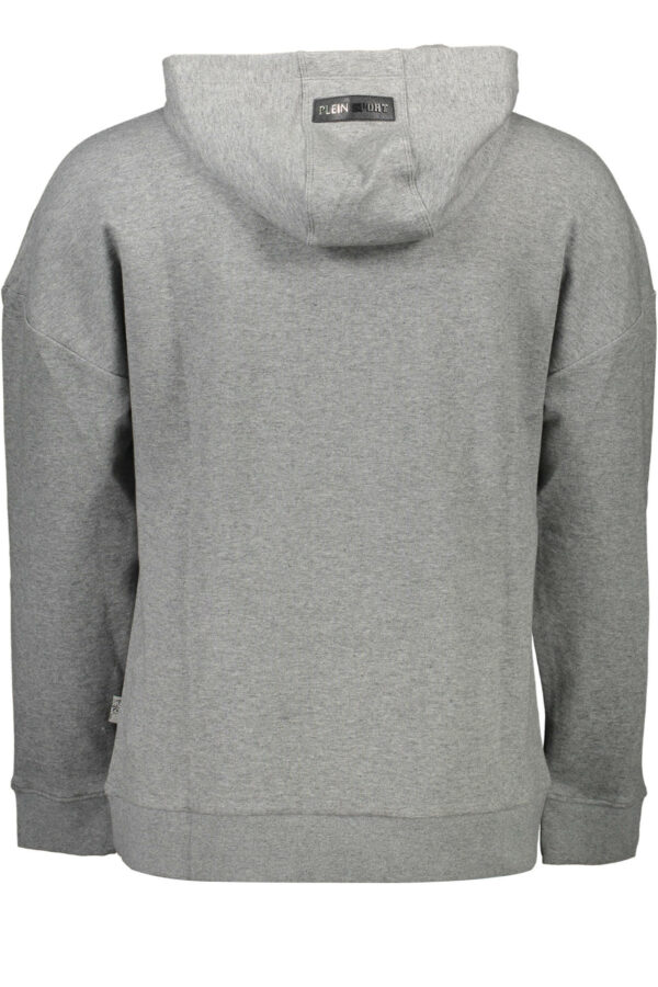 PLEIN SPORT MEN'S ZIP-FREE SWEATSHIRT GREY - Image 2