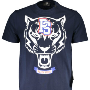 PLEIN SPORT SHORT SLEEVE T-SHIRT MEN BLUE
