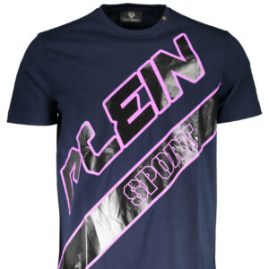 PLEIN SPORT SHORT SLEEVE T-SHIRT MEN BLUE