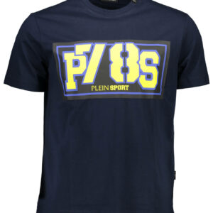 PLEIN SPORT SHORT SLEEVE T-SHIRT MEN BLUE