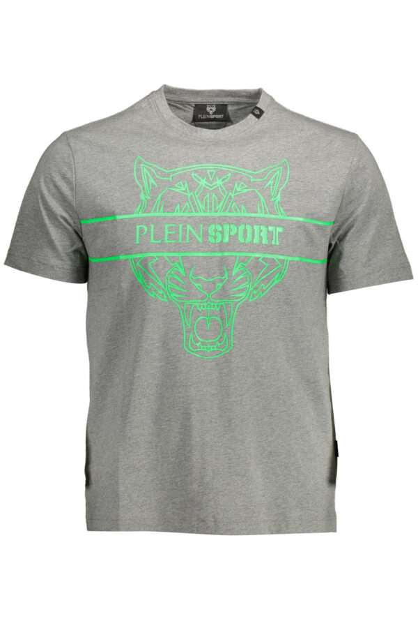 PLEIN SPORT SHORT SLEEVE T-SHIRT MEN GREY