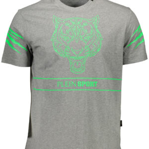 PLEIN SPORT SHORT SLEEVE T-SHIRT MEN GREY