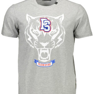 PLEIN SPORT SHORT SLEEVE T-SHIRT MEN GREY