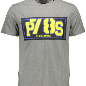 PLEIN SPORT SHORT SLEEVE T-SHIRT MEN GREY