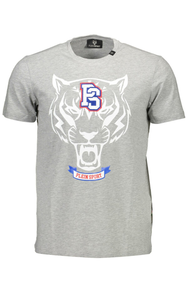 PLEIN SPORT SHORT SLEEVE T-SHIRT MEN GREY