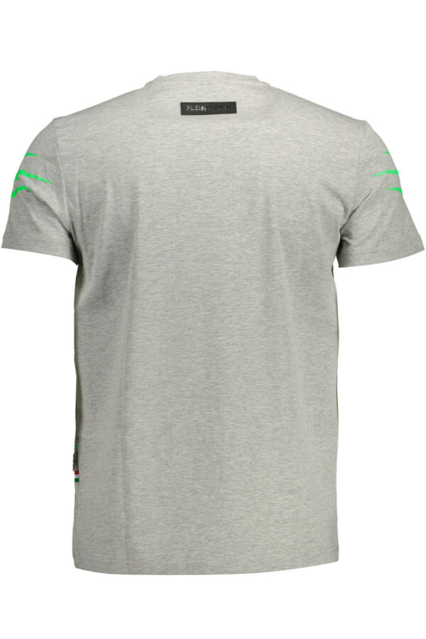 PLEIN SPORT SHORT SLEEVE T-SHIRT MEN GREY - Image 2
