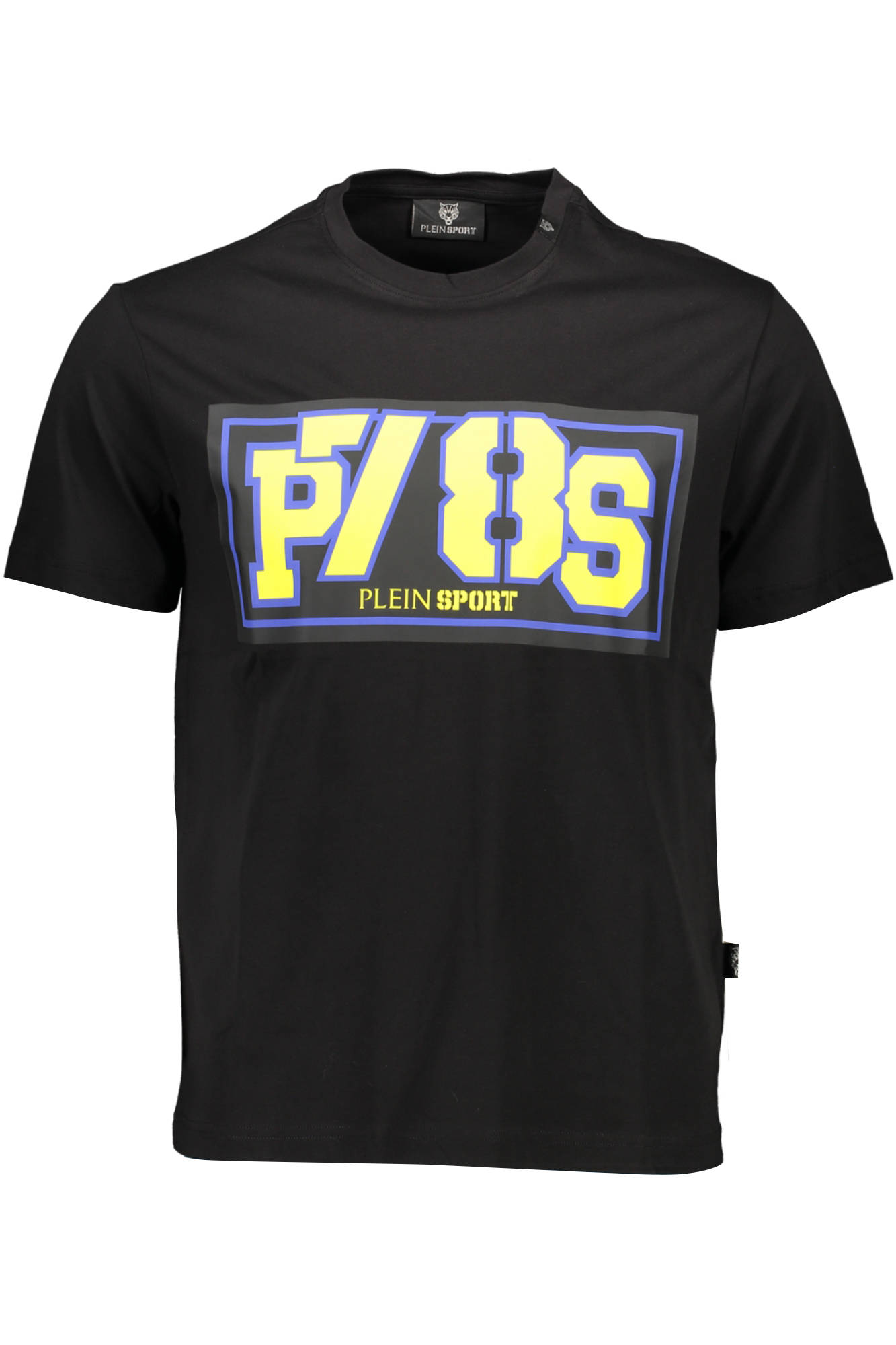 PLEIN SPORT SHORT SLEEVE T-SHIRT MEN BLACK PLEIN SPORT