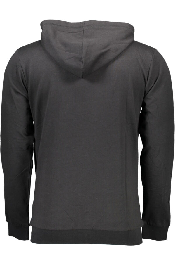 SERGIO TACCHINI MEN'S BLACK ZIP-UP SWEATSHIRT - Image 2
