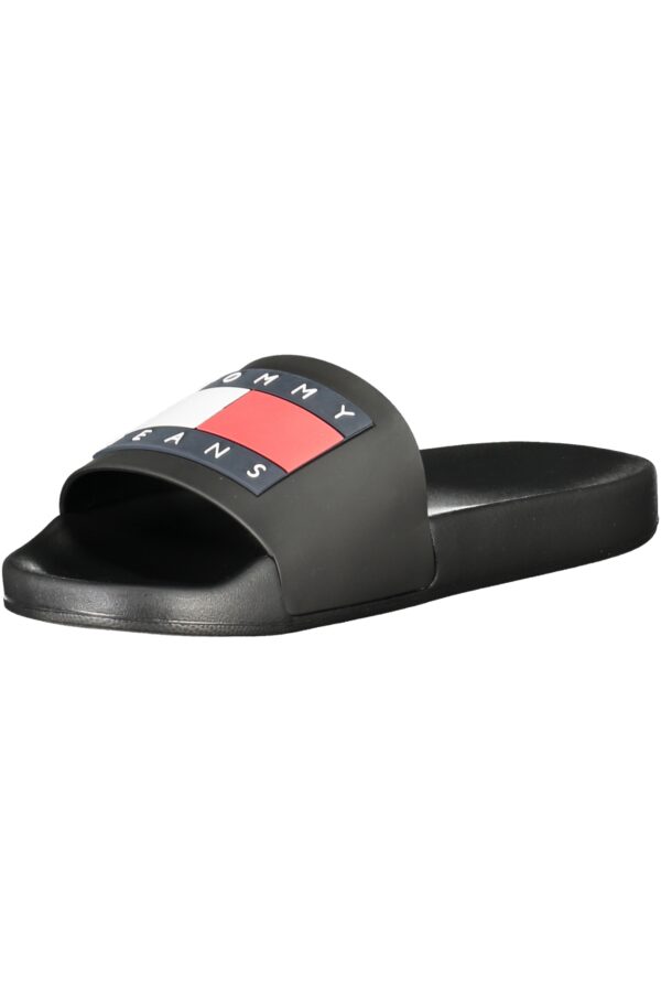 TOMMY HILFIGER MEN'S SLIPPER FOOTWEAR BLACK - Image 3