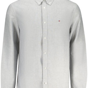 TOMMY HILFIGER LONG SLEEVE SHIRT MEN GREY TOMMY HILFIGER