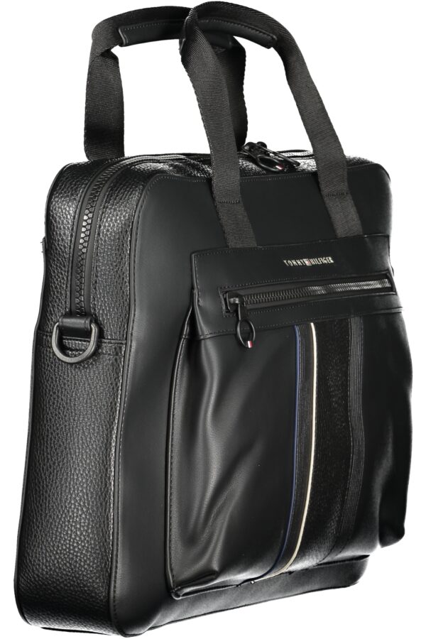 TOMMY HILFIGER MEN'S BRIEFCASE BLACK - Image 3