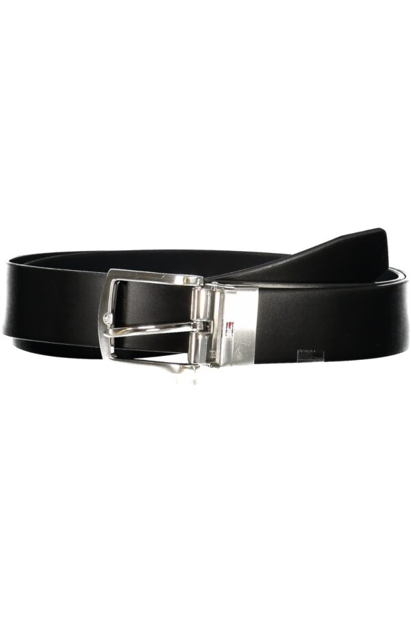 TOMMY HILFIGER LEATHER BELT MEN BLUE