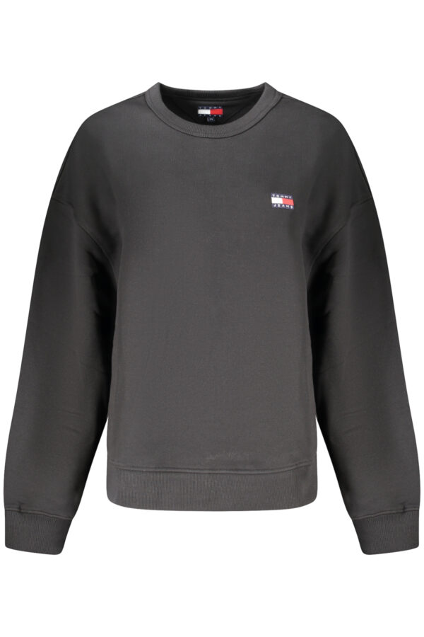 TOMMY HILFIGER SWEATSHIRT WITHOUT ZIP WOMEN BLACK