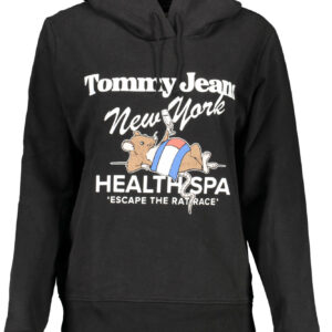 TOMMY HILFIGER SWEATSHIRT WITHOUT ZIP WOMEN BLACK