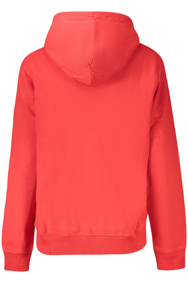 TOMMY HILFIGER WOMEN'S RED ZIP-UP SWEATSHIRT - Image 2