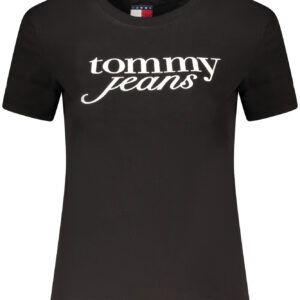 TOMMY HILFIGER SHORT SLEEVE T-SHIRT WOMEN BLACK
