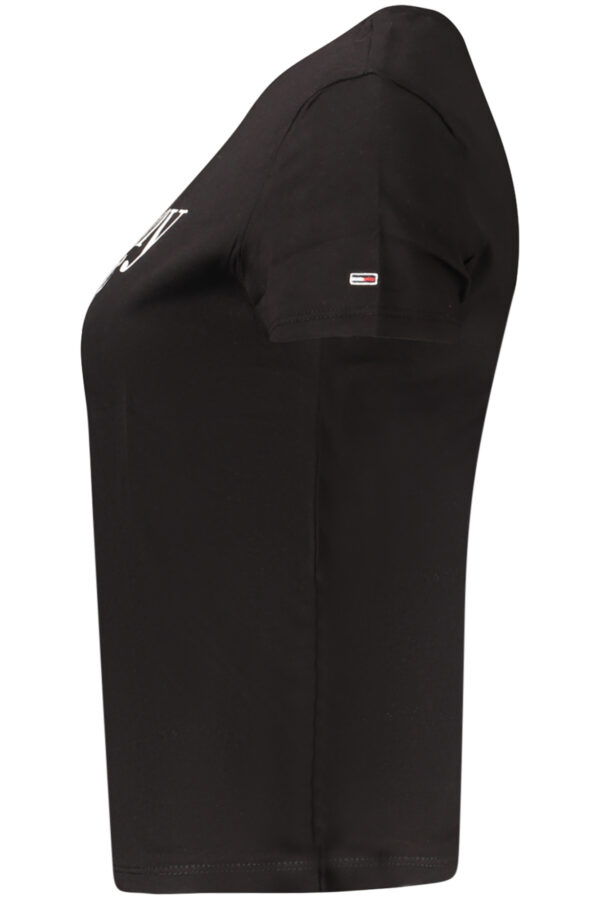 TOMMY HILFIGER SHORT SLEEVE T-SHIRT WOMEN BLACK - Image 3