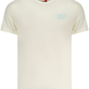 TOMMY HILFIGER SHORT SLEEVE T-SHIRT MEN BEIGE TOMMY HILFIGER