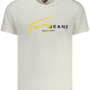 TOMMY HILFIGER SHORT SLEEVE T-SHIRT MEN WHITE TOMMY HILFIGER