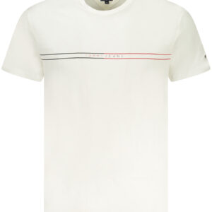 TOMMY HILFIGER SHORT SLEEVE T-SHIRT MEN WHITE TOMMY HILFIGER