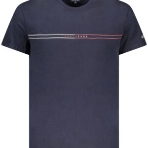 TOMMY HILFIGER MEN'S SHORT SLEEVE T-SHIRT BLUE TOMMY HILFIGER