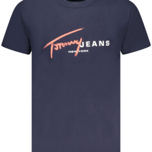 TOMMY HILFIGER MEN'S SHORT SLEEVE T-SHIRT BLUE TOMMY HILFIGER