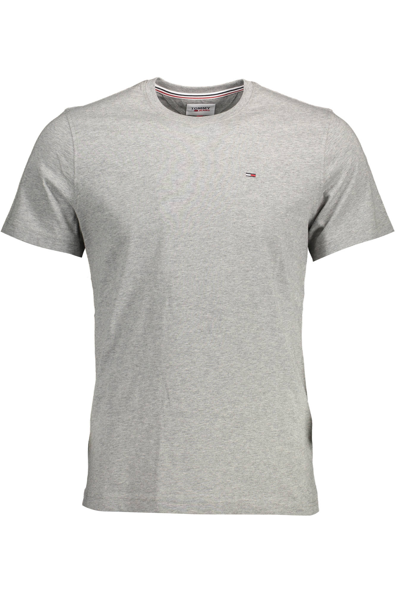 TOMMY HILFIGER MEN'S SHORT SLEEVE T-SHIRT GREY TOMMY HILFIGER