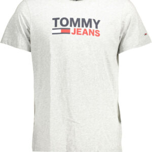 TOMMY HILFIGER MEN'S SHORT SLEEVE T-SHIRT GREY