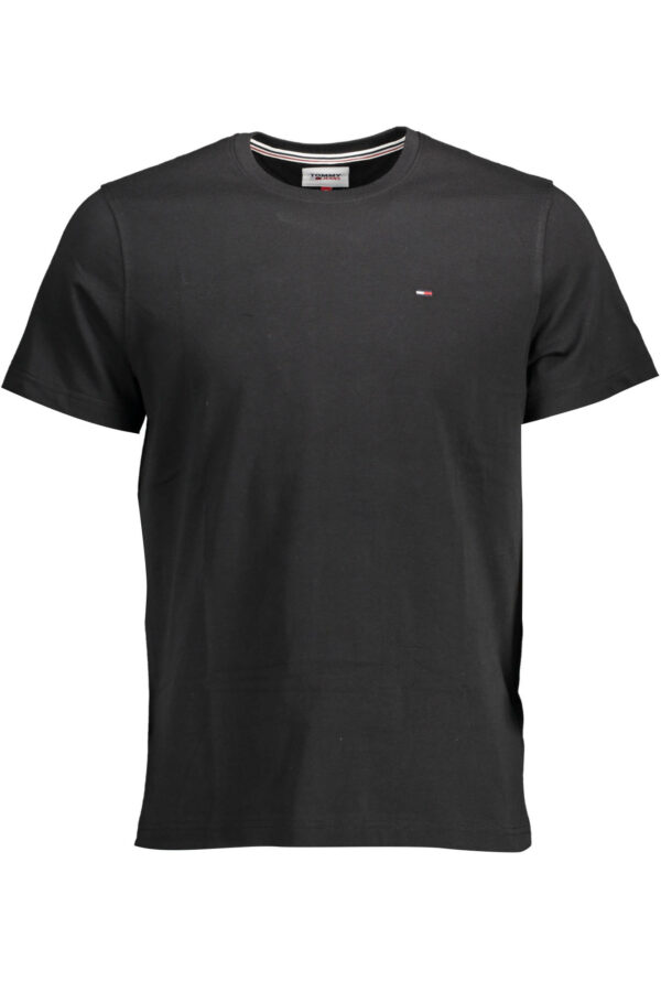 TOMMY HILFIGER SHORT SLEEVE T-SHIRT MEN BLACK