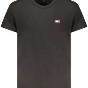 TOMMY HILFIGER SHORT SLEEVE T-SHIRT MEN BLACK TOMMY HILFIGER