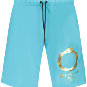 TRUSSARDI MEN'S SHORT PANTS BLUE
