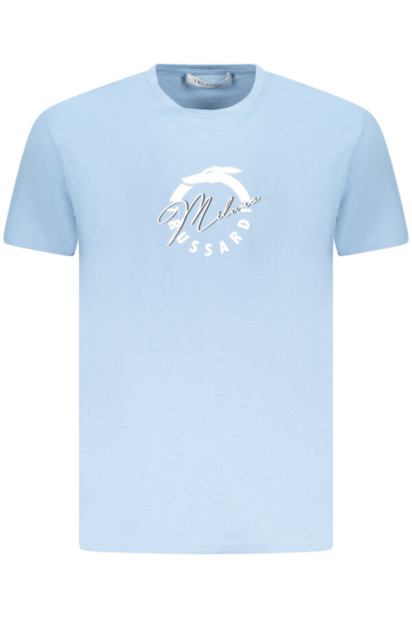 TRUSSARDI SHORT SLEEVE T-SHIRT MEN'S BLUE