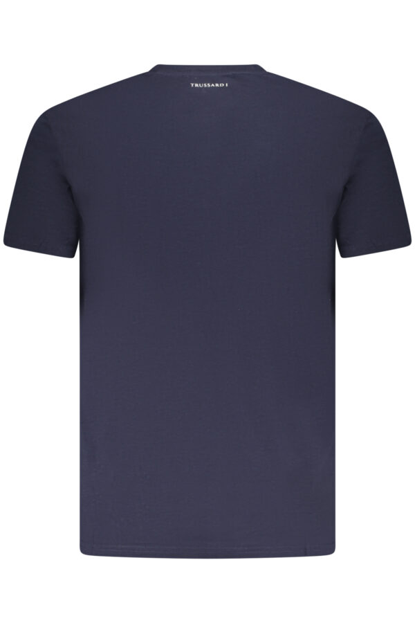 TRUSSARDI MEN'S SHORT SLEEVE T-SHIRT BLUE - Image 2