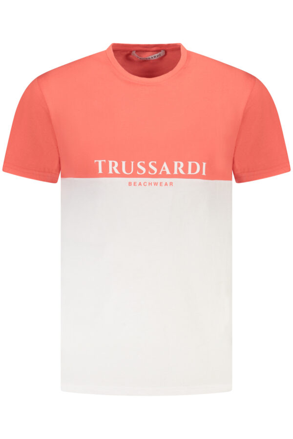 TRUSSARDI MEN'S SHORT SLEEVE T-SHIRT PINK