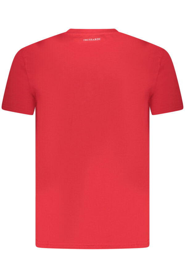 TRUSSARDI MEN'S SHORT SLEEVE T-SHIRT RED - Image 2