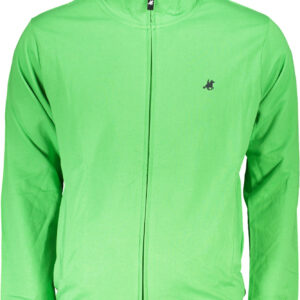 US GRAND POLO MEN'S ZIP-UP SWEATSHIRT GREEN