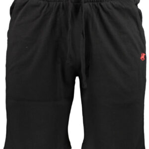 US GRAND POLO MEN'S BLACK SHORT PANTS