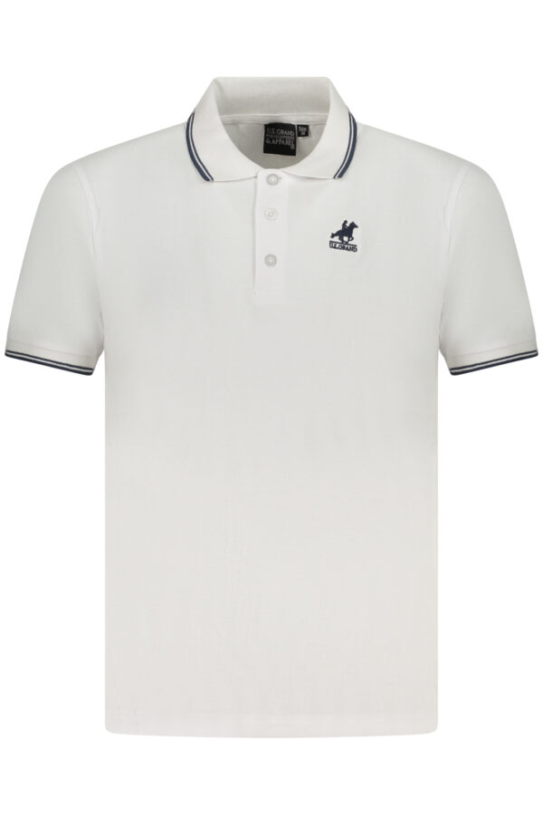 US GRAND POLO MEN'S SHORT SLEEVE POLO WHITE
