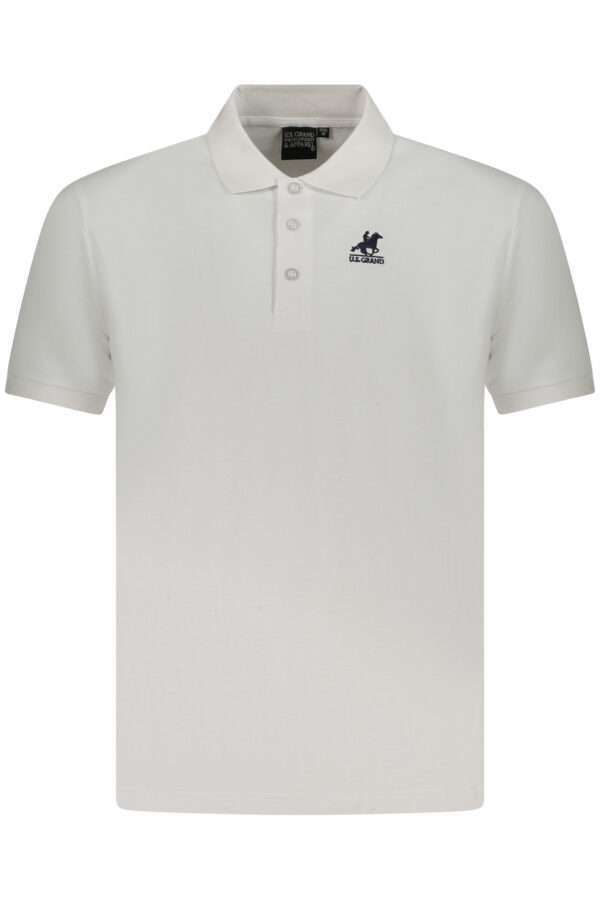 US GRAND POLO MEN'S SHORT SLEEVE POLO WHITE