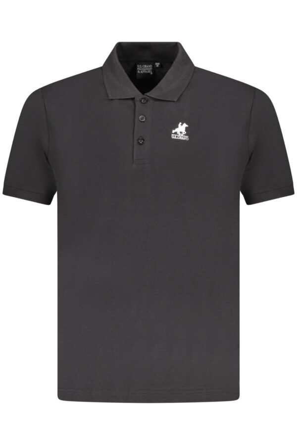 US GRAND POLO MEN'S SHORT SLEEVE POLO BLACK