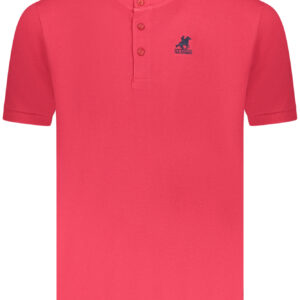 US GRAND POLO MEN'S SHORT SLEEVE POLO RED
