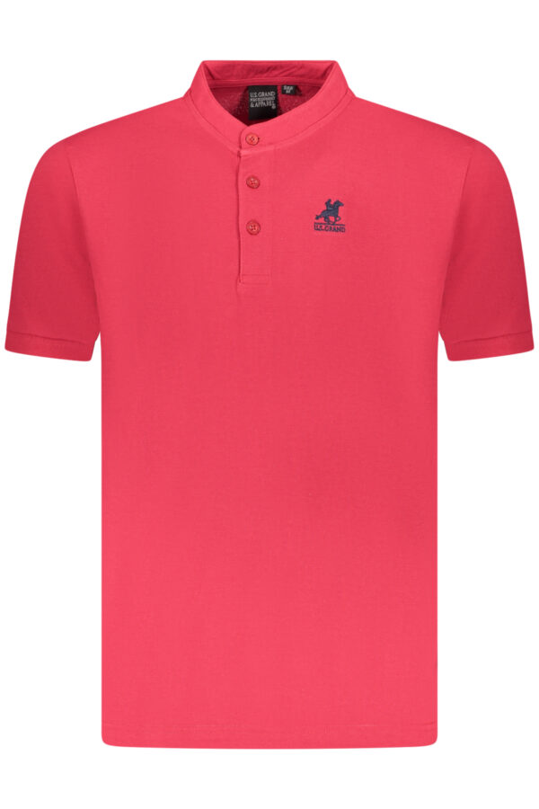 US GRAND POLO MEN'S SHORT SLEEVE POLO RED
