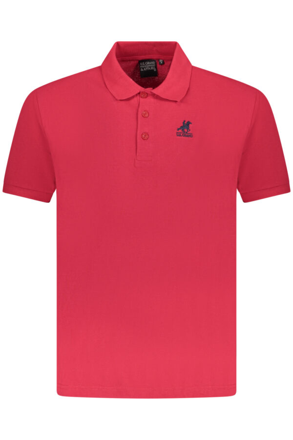 US GRAND POLO MEN'S SHORT SLEEVE POLO RED