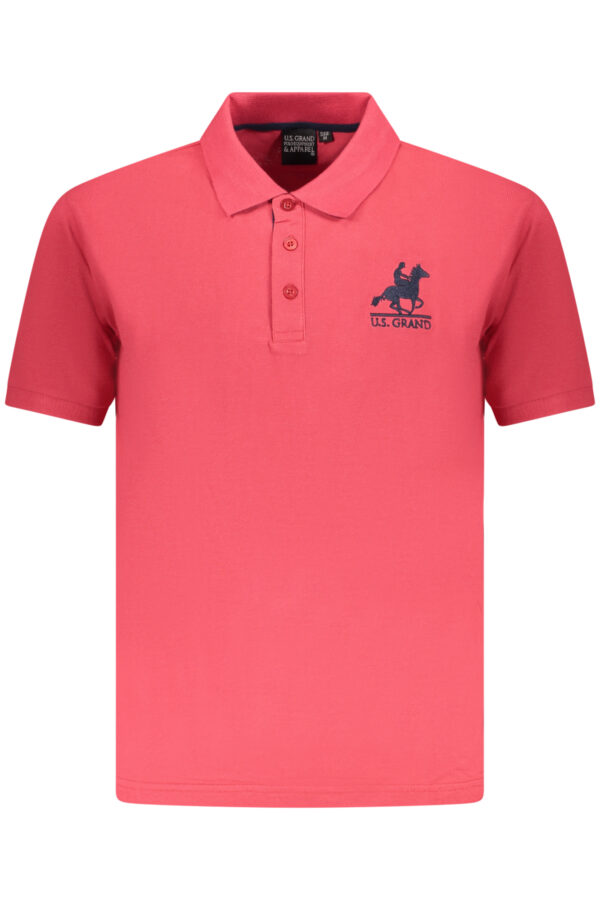US GRAND POLO MEN'S SHORT SLEEVE POLO RED