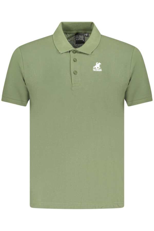 US GRAND POLO MEN'S SHORT SLEEVE POLO GREEN