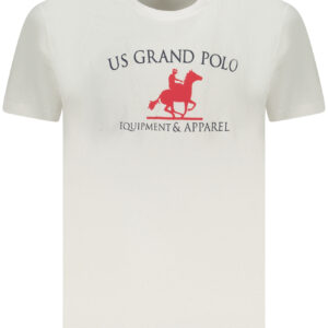 US GRAND POLO SHORT SLEEVE T-SHIRT MEN WHITE