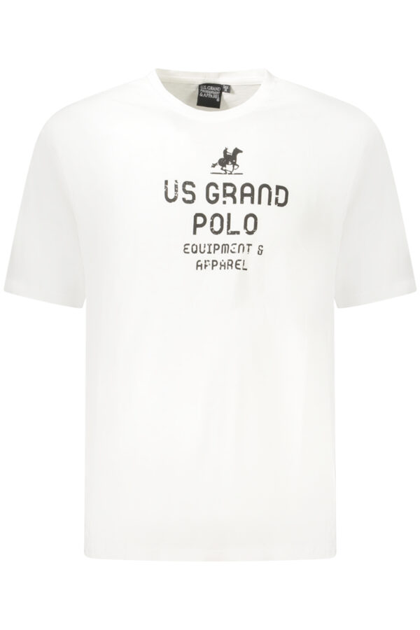 US GRAND POLO SHORT SLEEVE T-SHIRT MEN WHITE