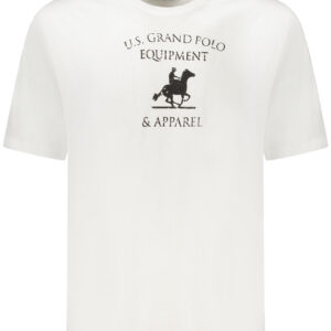 US GRAND POLO SHORT SLEEVE T-SHIRT MEN WHITE